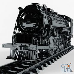 3D model Train World War II
