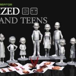 3D model IClone – Character Creator – Stylized Kids & Teens