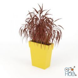 3D model IL VASO OUTDOOR PLANTER yellow