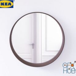 3D model Round mirror IKEA STOCKHOLM