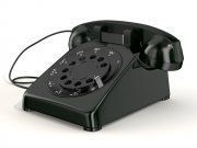 3D model Retro phone