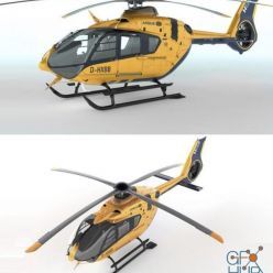 3D model H135 Airbus Helicopter