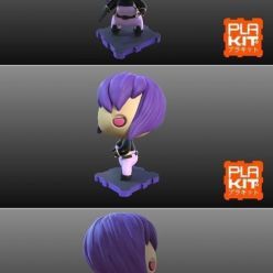 3D model PlaKit Ghost In The Shell Motoko (Stand Alone Complex) – 3D Print