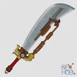 3D model Game sword