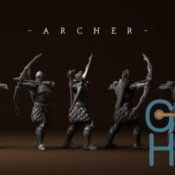 3D model Allorin Knight Archer – 3D Print