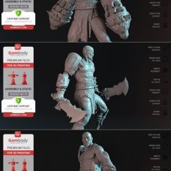 3D model God of War Kratos – 3D Print