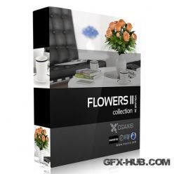 3D model CGAxis Models Volume 26 Flowers II