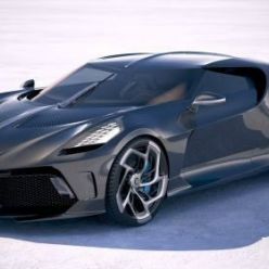 3D model Bugatti La Voiture Noire 2019