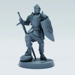 3D model Knight Templar - 3D Print