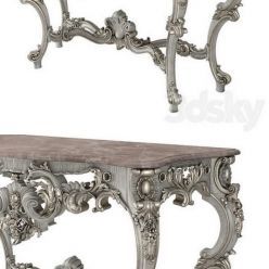 3D model (OM) Isabella Console (4 Legs) Romano Home