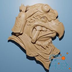 3D model ﻿Eagle with bullet – 3D Print