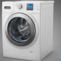3D model Samsung EcoBubble Washing Machine PBR