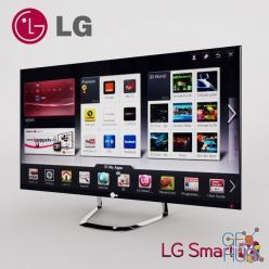 3D model LG Smart TV 42LM760T Slim