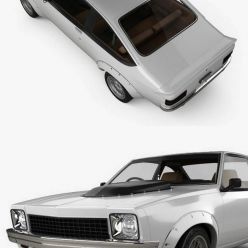 3D model Holden Torana A9X with HQ interior 1977