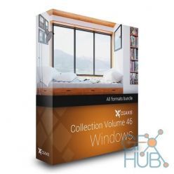 3D model CGAxis Models Volume 46 3D Windows