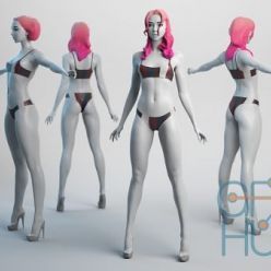 3D model Cubebrush – Female Basemesh 06