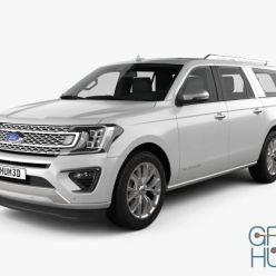 3D model Hum3D – Ford Expedition MAX Platinum 2017