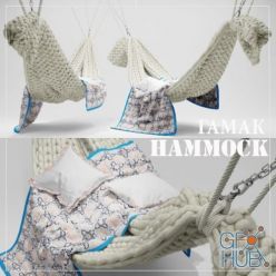 3D model Knitted hammock