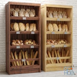 3D model Bread Shelves
