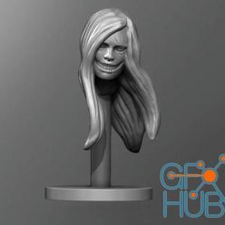 3D model ﻿Hovering Head – 3D Print