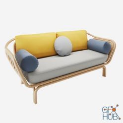 3D model Sofa High Tech Boa Kok Maison