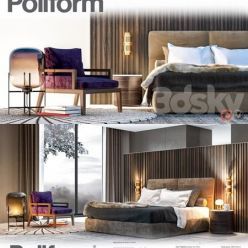 3D model Poliform interior07