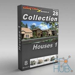 3D model DigitalXModels – Volume 28 – Houses 1