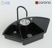 3D model Villeroy&Boch Solo Corner sink