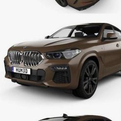 3D model BMW X6 M sport 2020