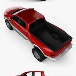 3D model Dodge Ram 2010 car