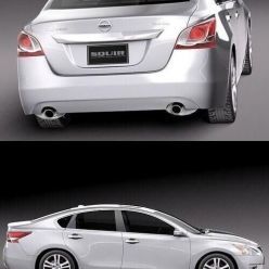 3D model Nissan Altima Sedan 2013