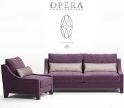 3D model Modern sofa Opera Contemporary Rosalie