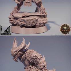 3D model The Stoneborn of the Fire Mountains – 3D Print