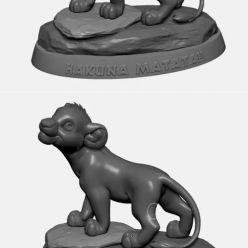 3D model Simba Lion King Hakuna Matata – 3D Print