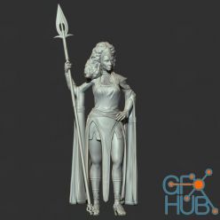 3D model CloudGiant-Tabletop Miniature-Female