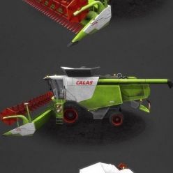 3D model Harvester Claas Lexion 530