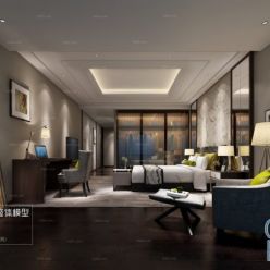3D model Hotel suites A002