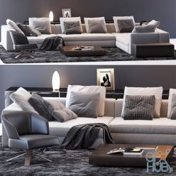 3D model MINOTTI SET 15