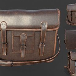 3D model Leather Bag PBR