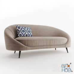 3D model Cruved_sofa