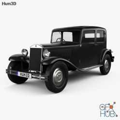 3D model Hum3d - Lancia Augusta 1933