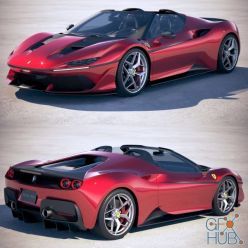 3D model Ferrari J50 2017