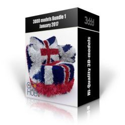 3D model 3DDD models – Bundle 1 January 2017