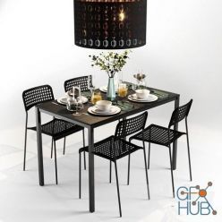 3D model IKEA furniture, tableware and decor