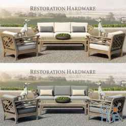 3D model Outdoor furniture KINGSTON COLLECTION by RH