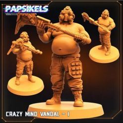 3D model PapSikels Miniatures - Droids and Krazy March 2022 – 3D Print