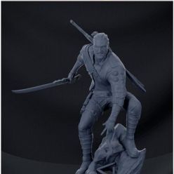 3D model Geralt Cyberpunk – 3D Print