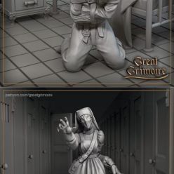 3D model Great Grimoire Wicked Hills Asylum January 2021 – 3D Print