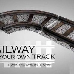 3D model LowPoly Railway VR  AR  (3ds, fbx, obj, c4d)
