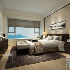 3D model Bedroom Space A028